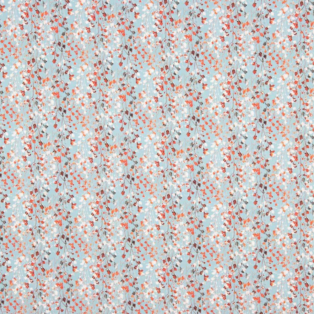 Viscose Estampada Flores Verde Sálvia - Ribes y Casals