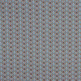 Viscose Estampada Geométrica Azul - Ribes y Casals