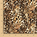 Viscose Estampada Leopardo - Ribes y Casals