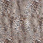 Viscose Estampada Leopardo Branco - Ribes y Casals