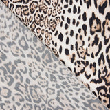 Viscose Estampada Leopardo Branco - Ribes y Casals