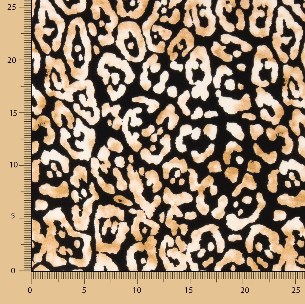 Viscose Estampada Masai Beige - Ribes y Casals