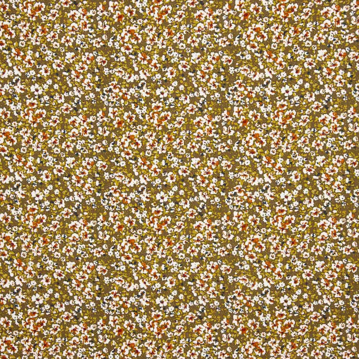 Viscose Estampada Nenúfar Ocre - Ribes y Casals