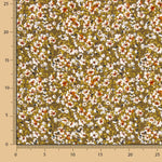 Viscose Estampada Nenúfar Ocre - Ribes y Casals