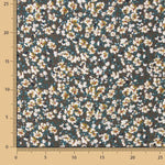 Viscose Estampada Nenúfar Escuro - Ribes y Casals