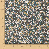 Viscose Estampada Nenúfar Escuro - Ribes y Casals