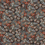 Viscose Estampada Pasiley Marrom - Ribes y Casals