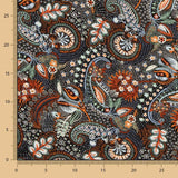 Viscose Estampada Pasiley Marrom - Ribes y Casals