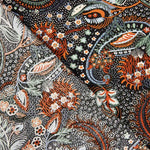 Viscose Estampada Pasiley Marrom - Ribes y Casals