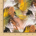 Viscose Estampada Palmeira Amarela - Ribes y Casals