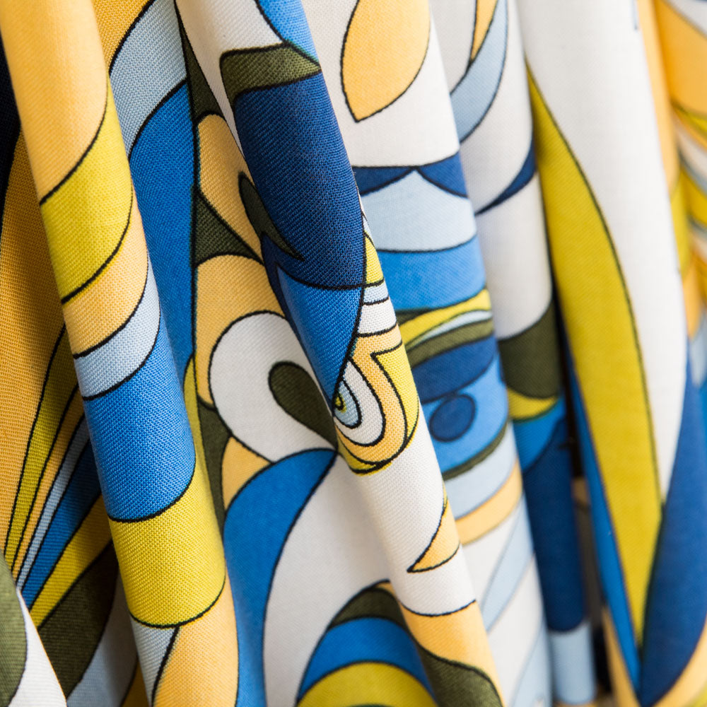 Viscose Estampada Pucci Amarelo - Ribes y Casals