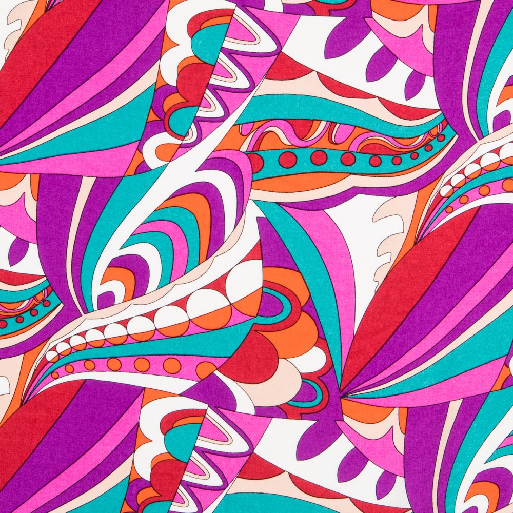 Viscose Estampada Pucci Magenta - Ribes y Casals