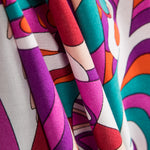 Viscose Estampada Pucci Magenta - Ribes y Casals