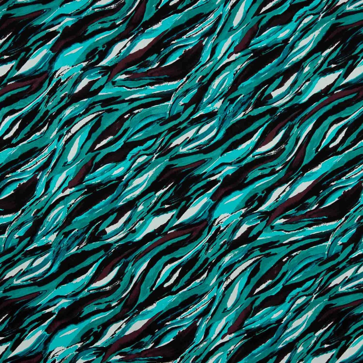 Viscose Estampada Rush Azul - Ribes y Casals