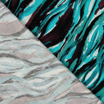 Viscose Estampada Rush Azul - Ribes y Casals