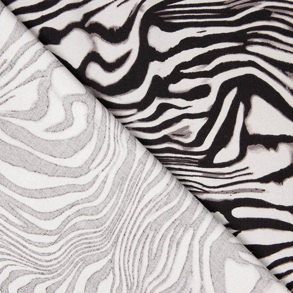 Viscose Estampada Safari Zebra - Ribes y Casals