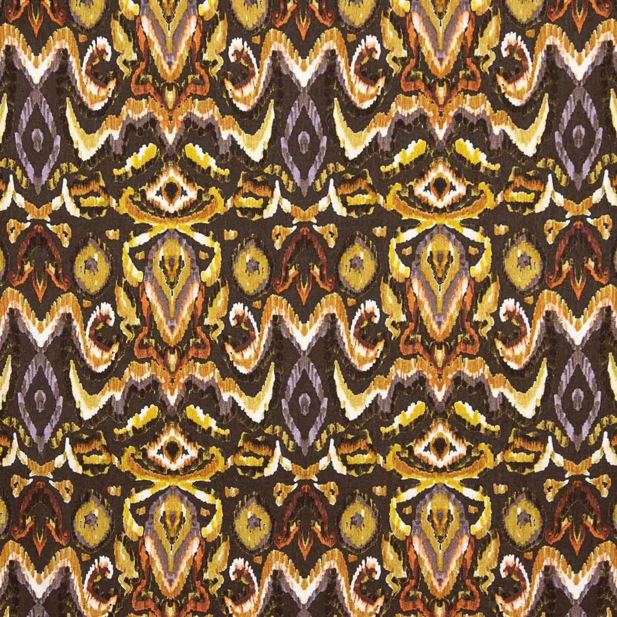 Viscose Estampada Sanyo Caqui Escuro - Ribes y Casals