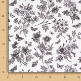 Viscose Estampada Villandry Preto - Ribes y Casals