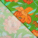 Viscosa Flor Malibú Verde - Ribes y Casals