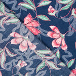 Viscose Floral Delhi Azul - Ribes y Casals