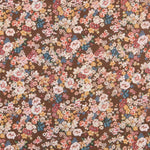 Viscose Floral Castanho - Ribes y Casals