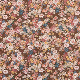 Viscose Floral Castanho - Ribes y Casals