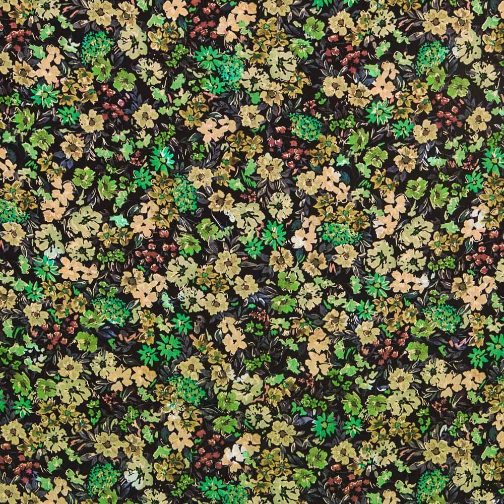 Viscose Floral Verdes - Ribes y Casals