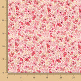 Viscosa Florecitas Fucsia - Ribes y Casals