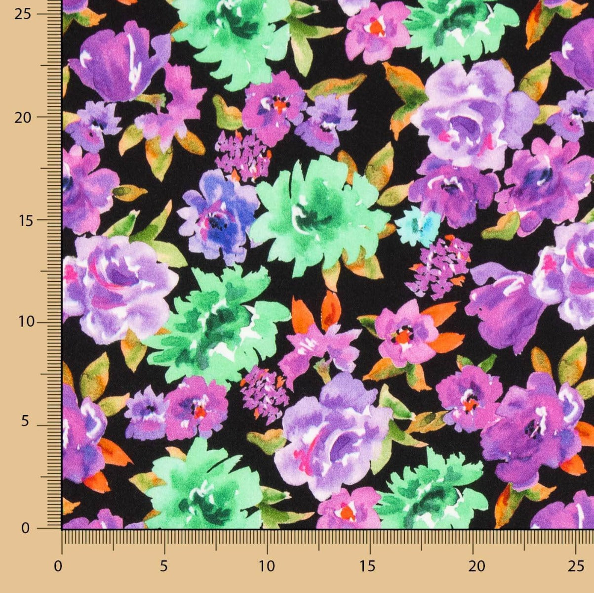 Retal Viscosa Flores Graci 200x140 cm - Ribes y Casals