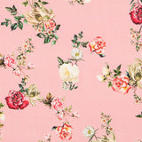 Viscose Flores Rosa - Ribes y Casals