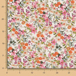 Viscose Flores Selvagens Ecru - Ribes y Casals