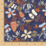 Viscose Folk Azul Marinho - Ribes y Casals