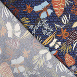 Viscose Folk Azul Marinho - Ribes y Casals