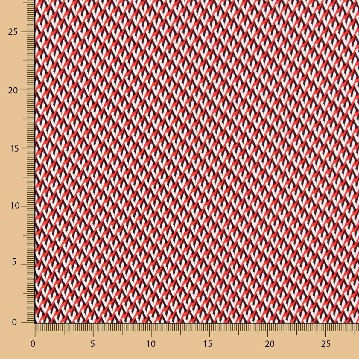 Viscosa Geo Vermelho - Ribes y Casals