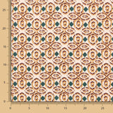 Retal Viscosa Geométrico Beige 40x140 cm - Ribes y Casals