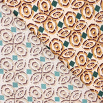 Viscosa Geométrico Beige - Ribes y Casals