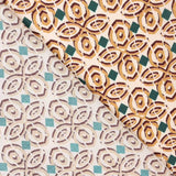 Viscosa Geométrico Beige - Ribes y Casals