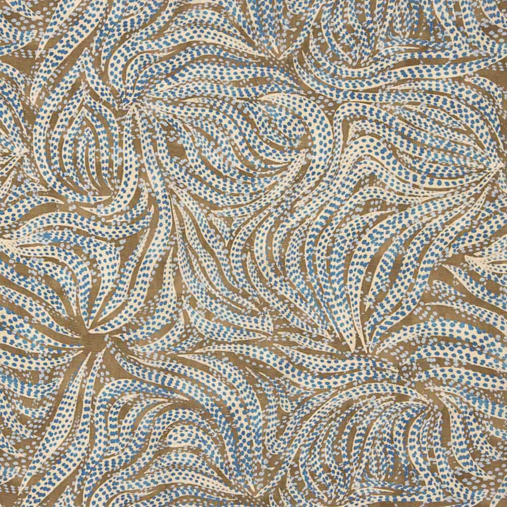 Viscose Salpicada Jungle Blue - Ribes y Casals