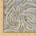 Viscose Salpicada Jungle Blue - Ribes y Casals