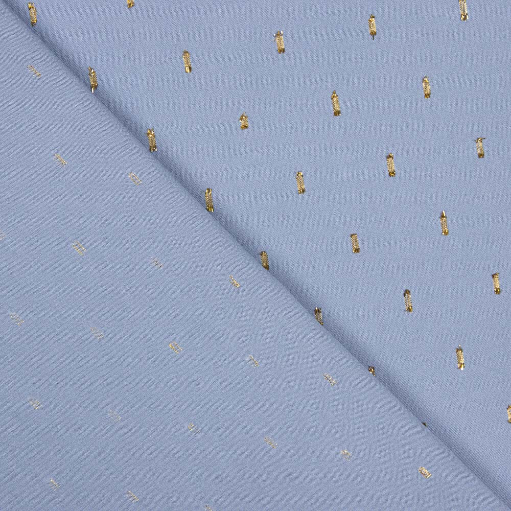 Viscose Lurex Denim Azul - Ribes y Casals