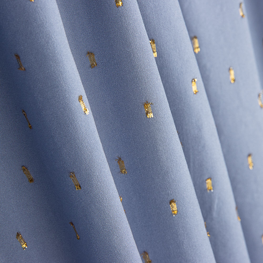 Viscose Lurex Denim Azul - Ribes y Casals