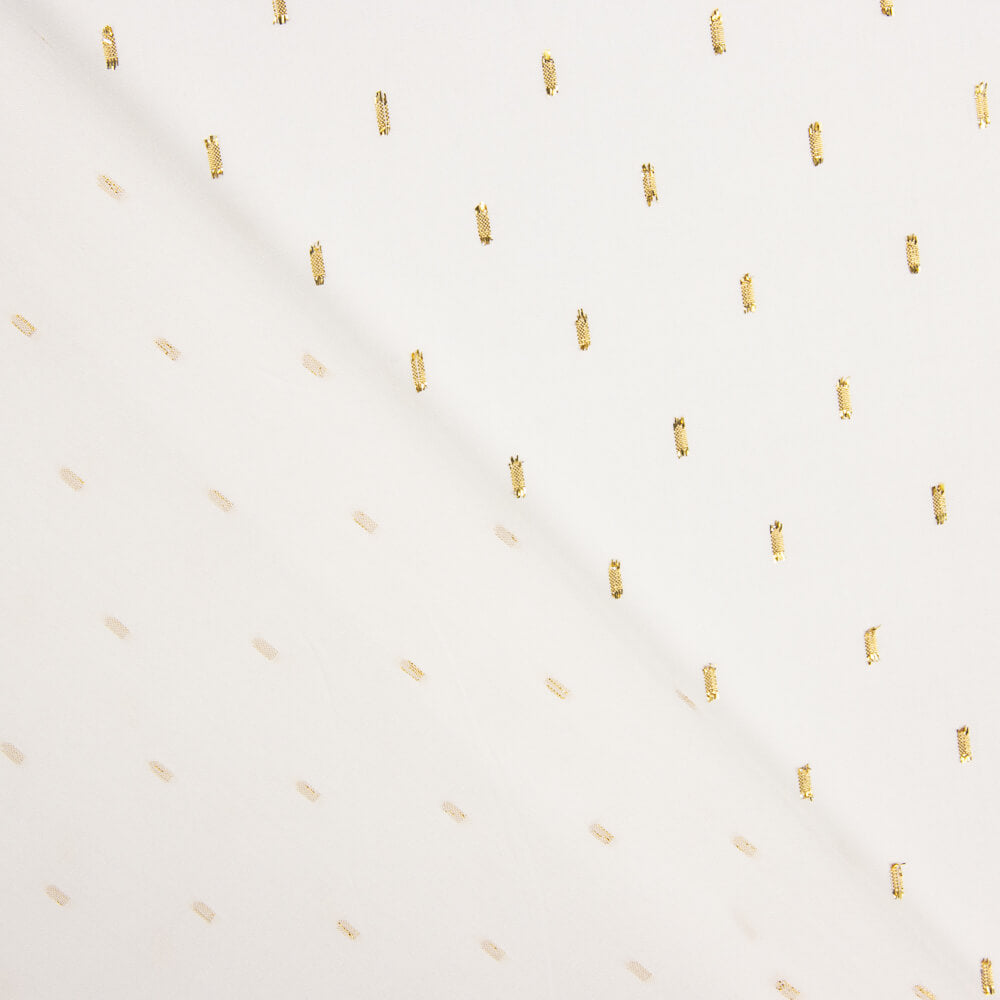 Viscose Lurex Branco Natural - Ribes y Casals