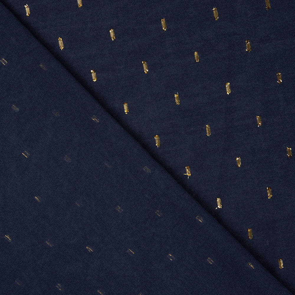 Viscose Lurex Marinho - Ribes y Casals