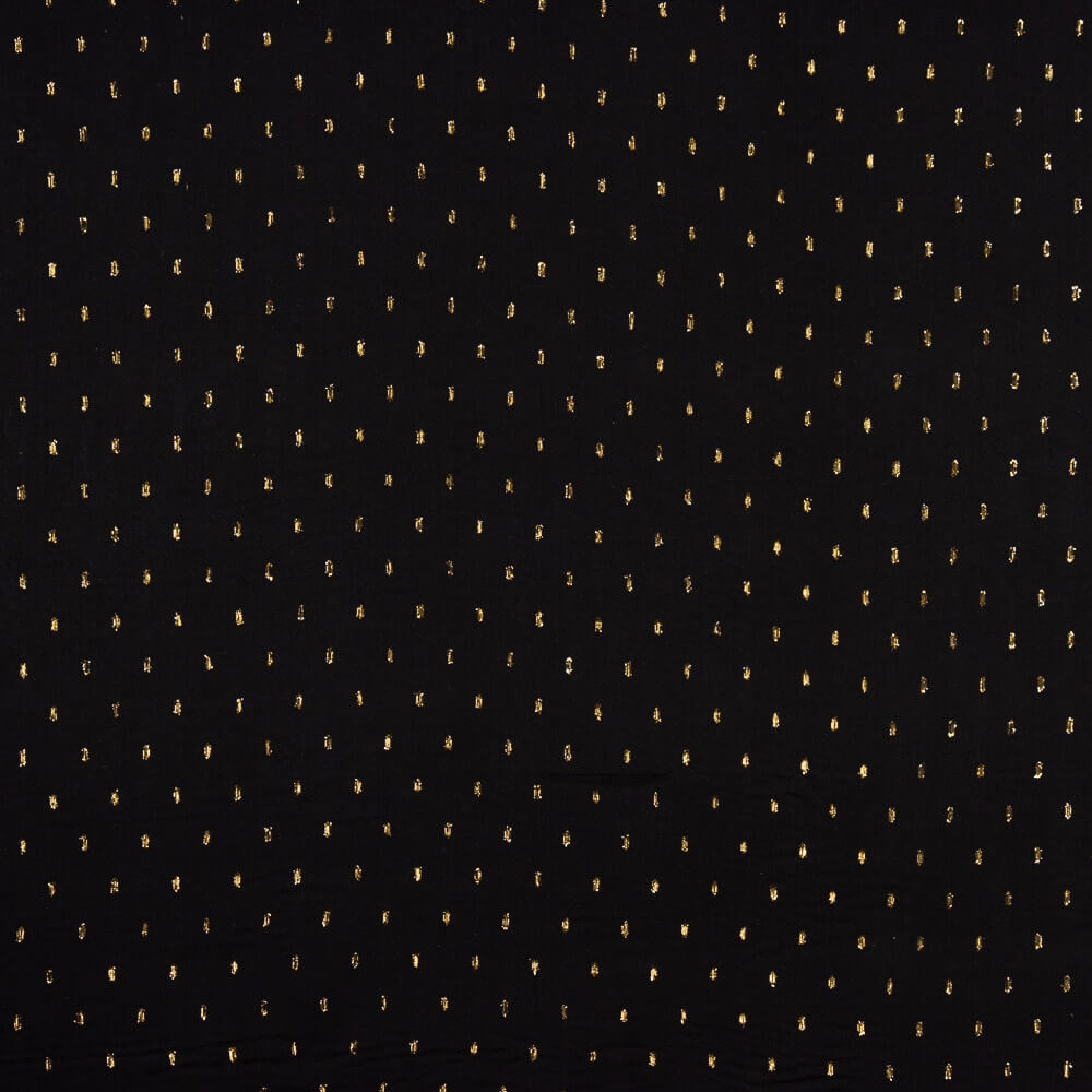 Viscose Lurex Preto - Ribes y Casals