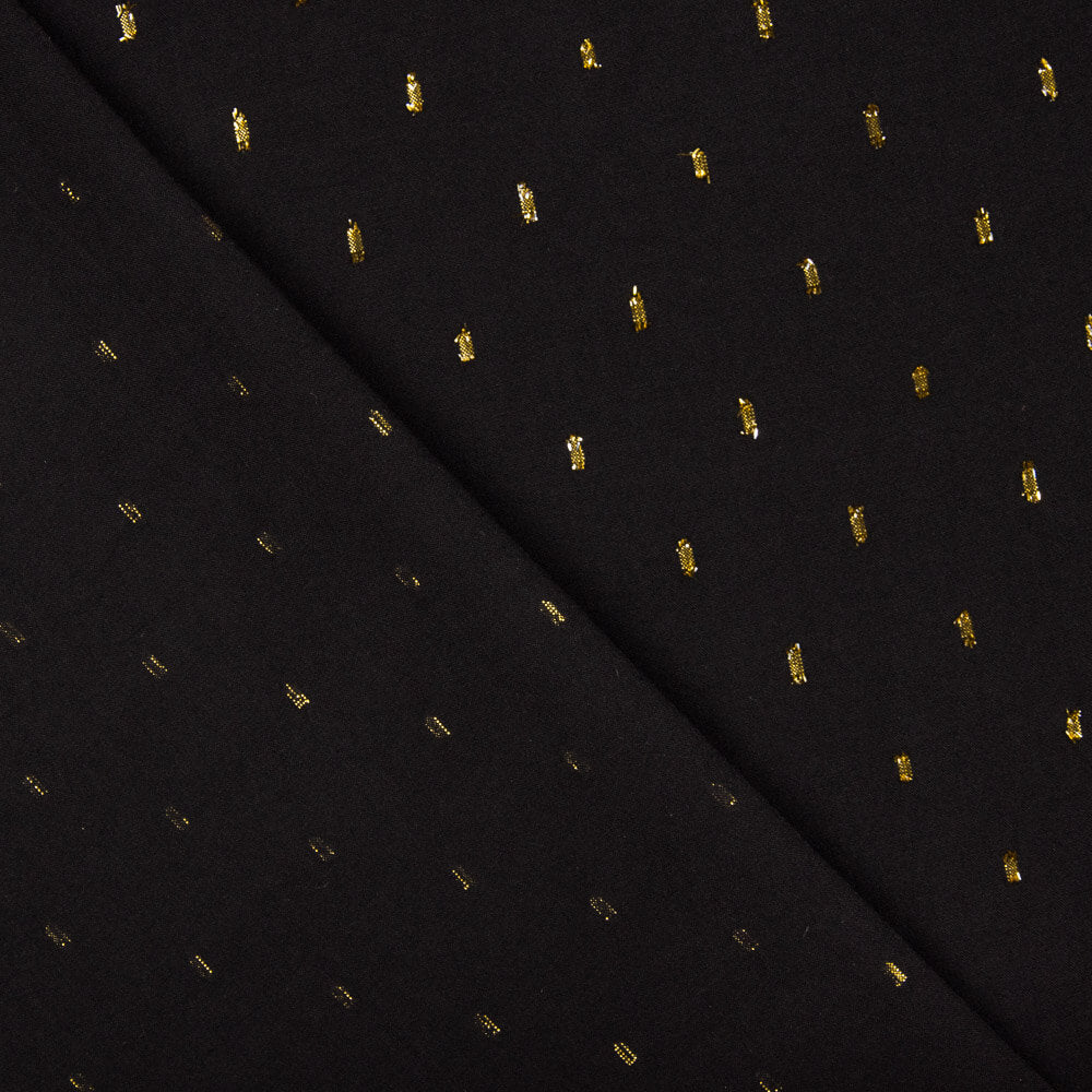 Viscose Lurex Preto - Ribes y Casals