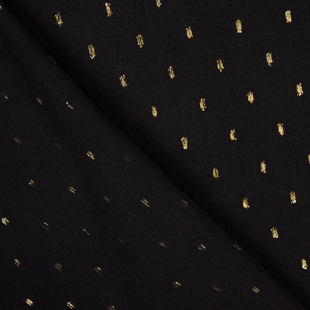 Viscose Lurex Preto - Ribes y Casals