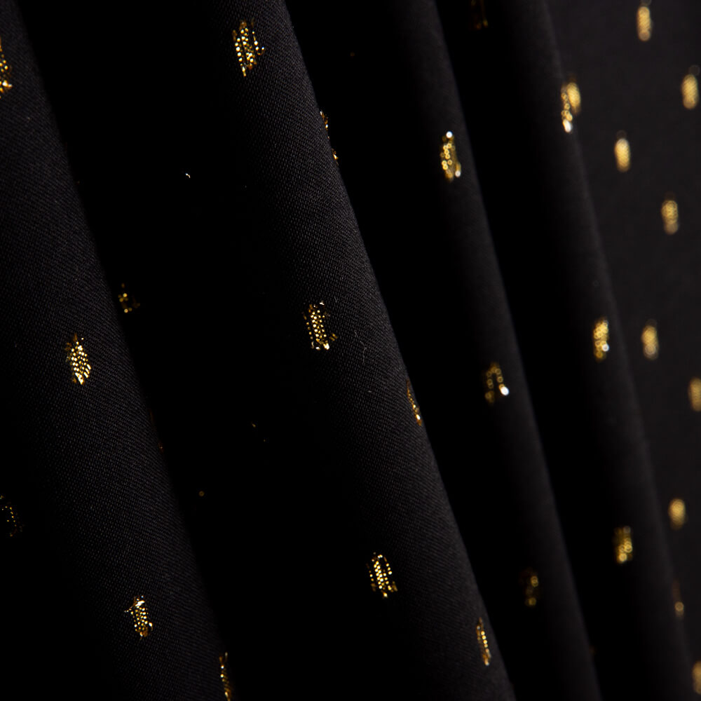 Viscose Lurex Preto - Ribes y Casals