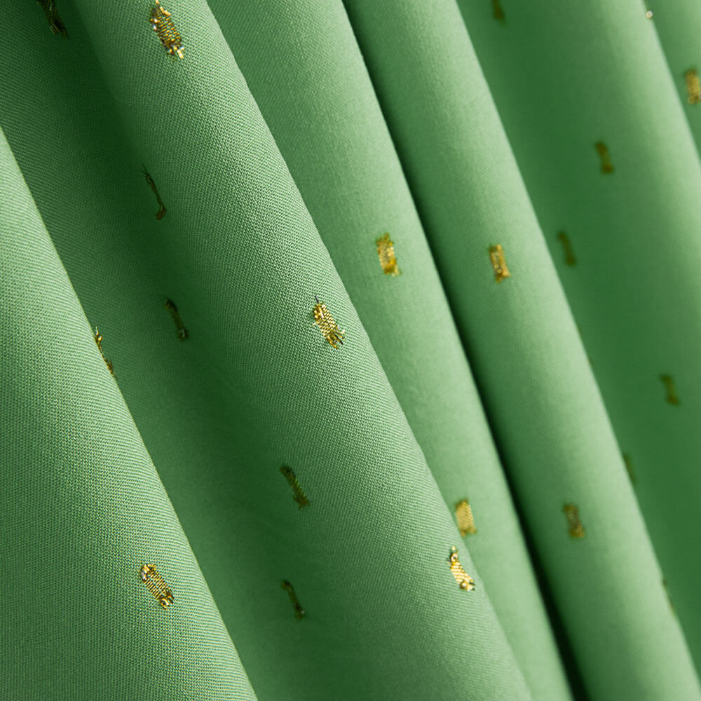 Viscose Lurex Verde Maçã - Ribes y Casals