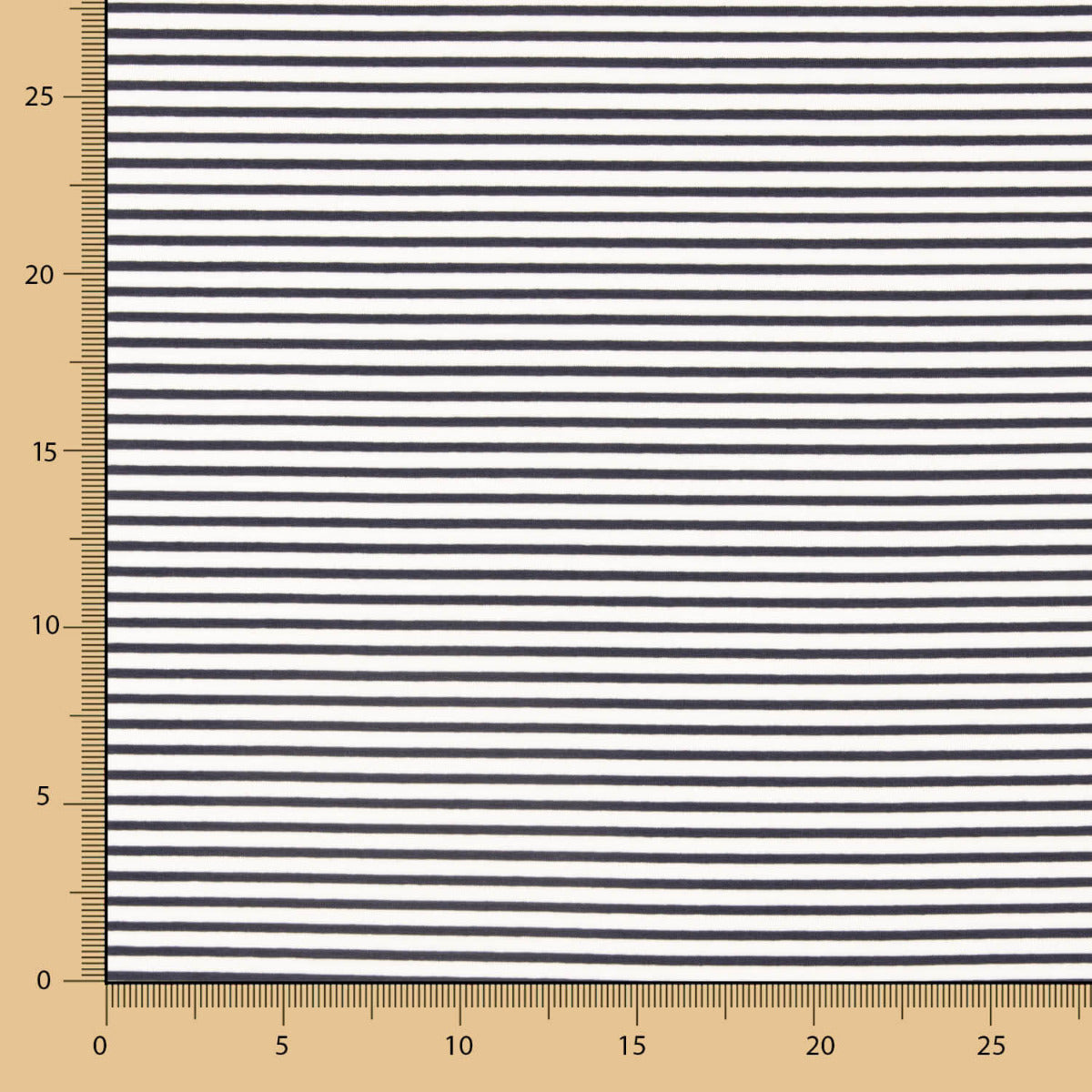 Malha Viscose Marinheiro Preta - Ribes y Casals