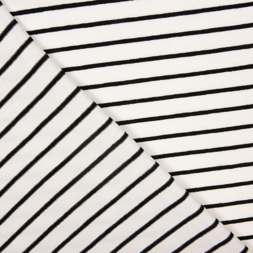 Malha Viscose Marinheiro Preta - Ribes y Casals